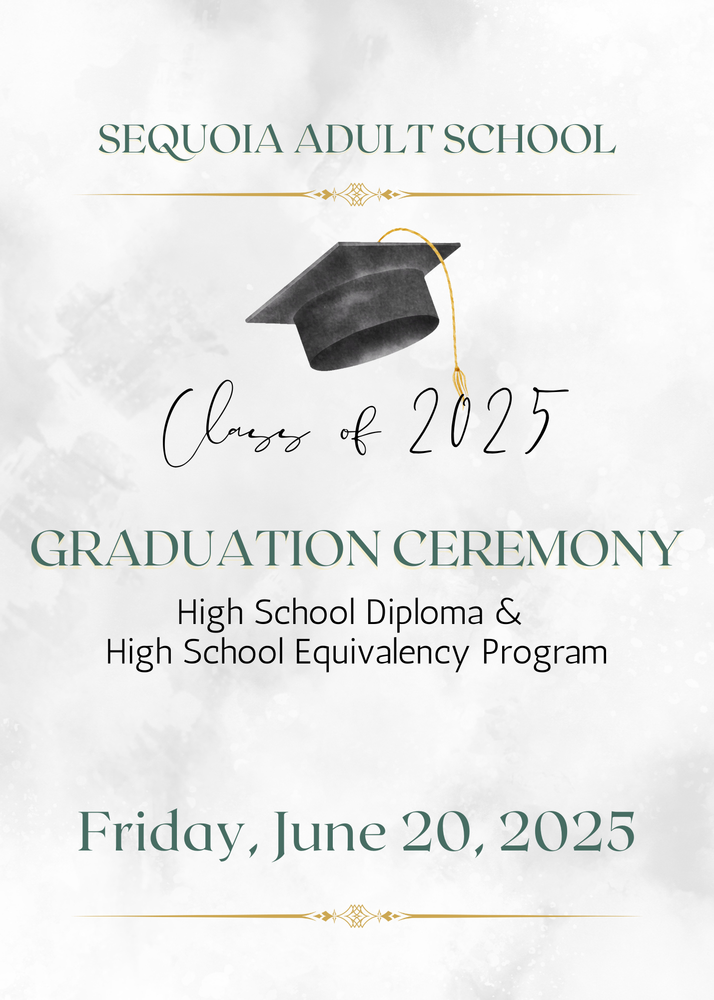 High School Diploma & High School Equivalency Program Graduation on Friday, June 21